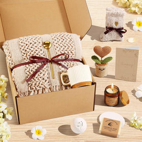 Uwingess Get Well Basket candle—4oz with uplifting message for a calm glow.