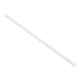uxcell tension curtain rod extendable for 39–75 inches, no drilling required.