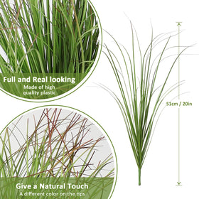 UXORSN Fake grass stems vivid appearance — realistic look with easy placement.