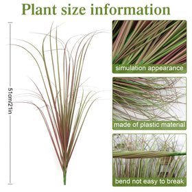 UXORSN wheat grass stems with vivid, realistic look for versatile decor.