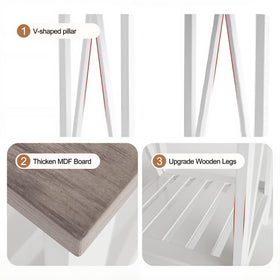 UYIHOME accent table beside sofa for keys, drinks, and decor.