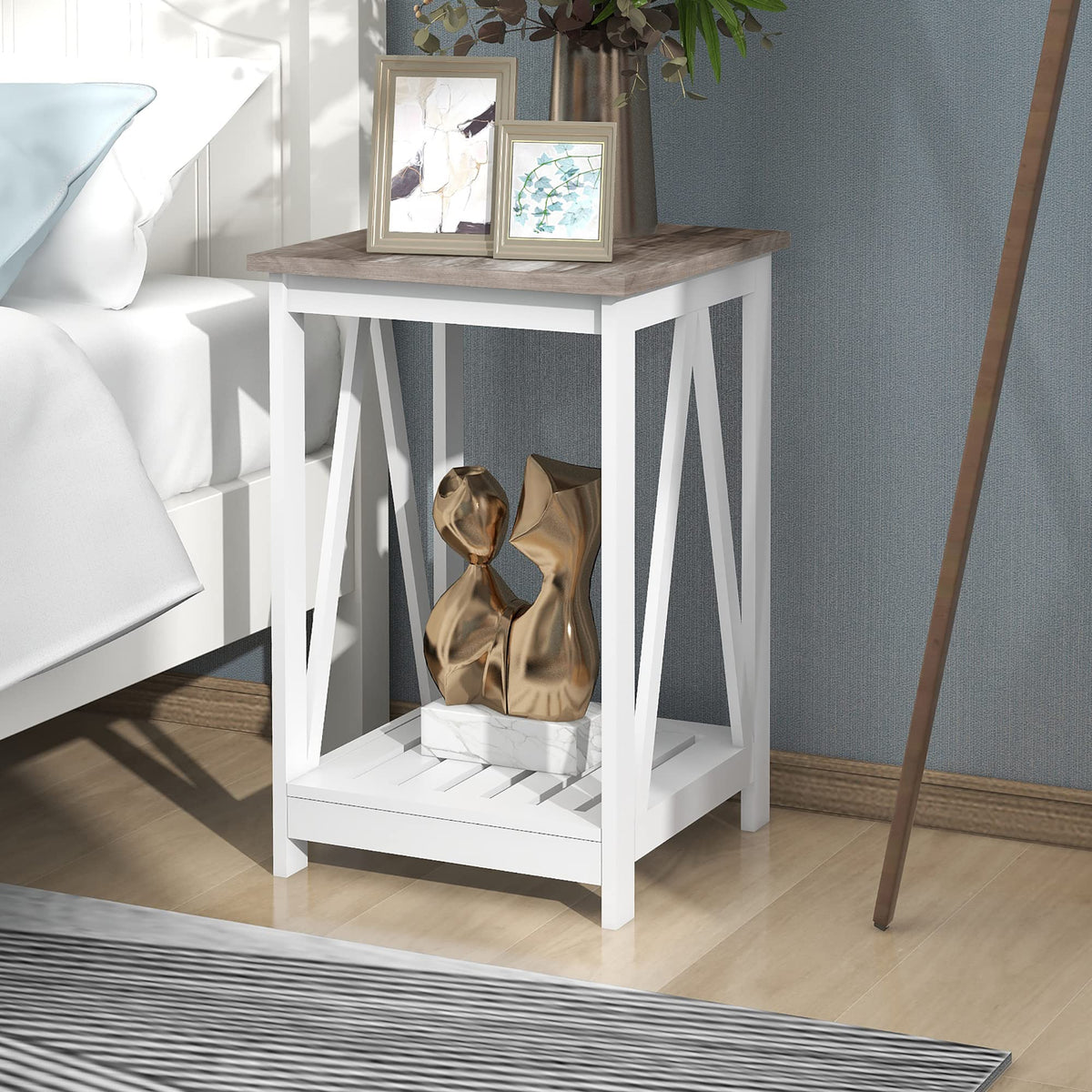 UYIHOME compact footprint fits small spaces with functional surface.