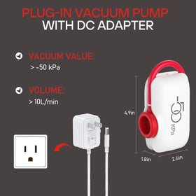 Vacbird zip-close bags close-up highlighting secure leak-proof double-zip seal