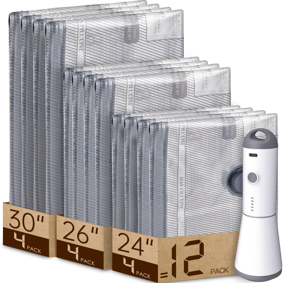 Vacbird compact pump for travel packing efficiency