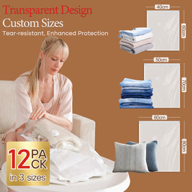 Vacbird tear-resistant material ensures durable, reusable storage.