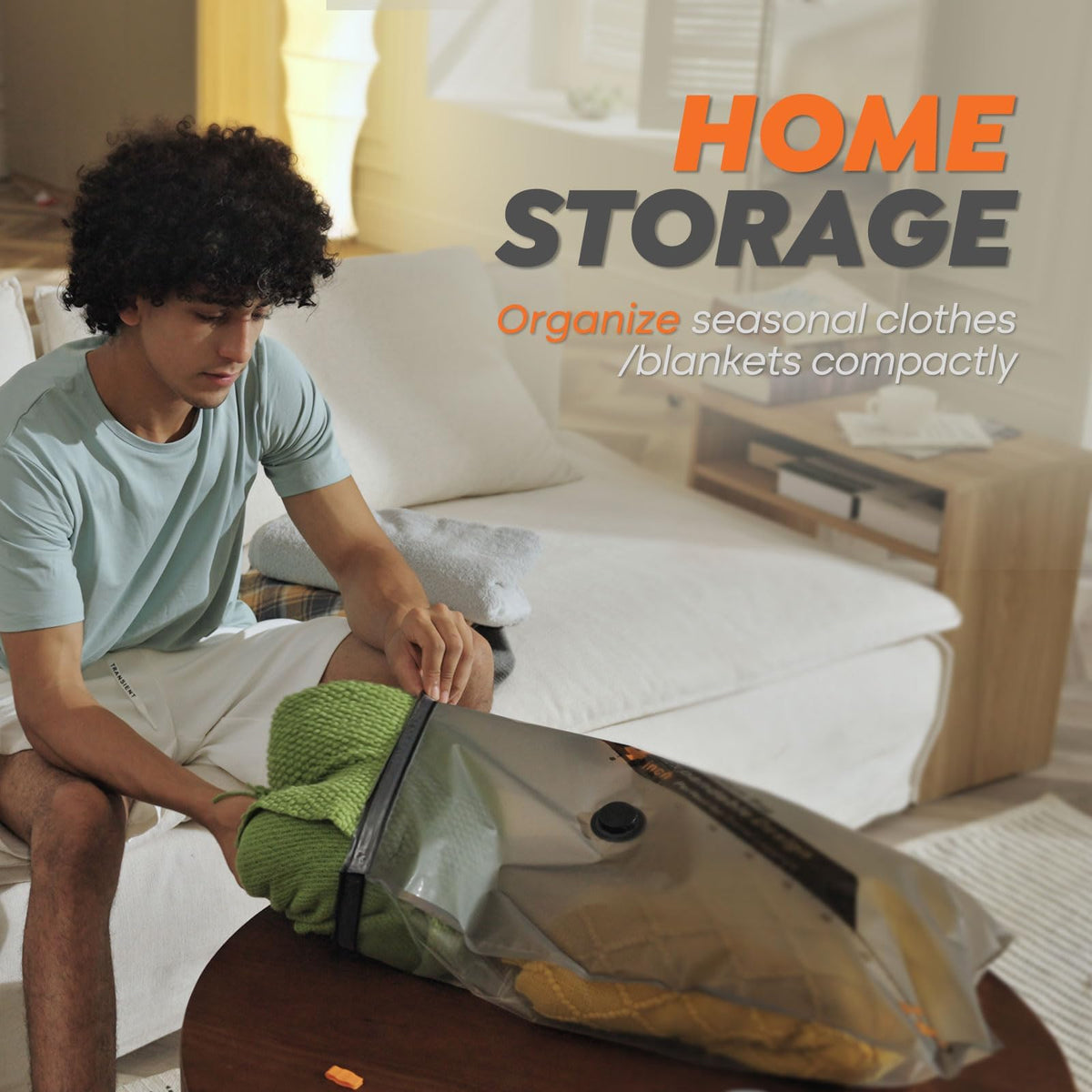 Vacbird upgraded PVC material protects contents and provides visibility.