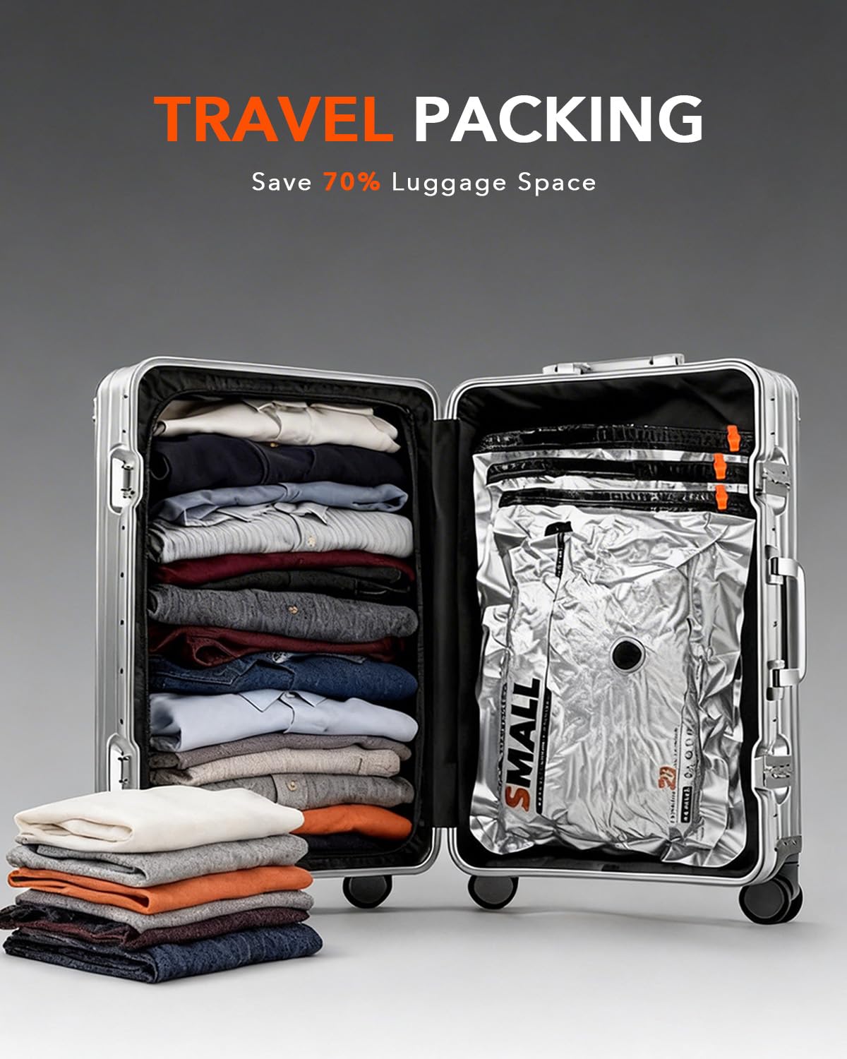 VacBird VacEase storage bag size S for compact packing.