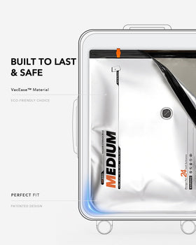 Vacbird VacEase Ultra M-size bag for easy visibility.