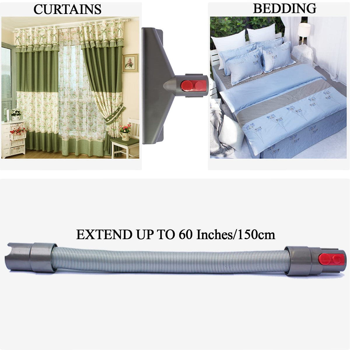 VACEXT Dryer lint vacuum attachment aids vent cleanup safely
