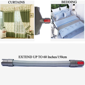 VACEXT Dryer lint vacuum attachment aids vent cleanup safely
