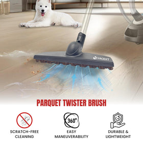 VACEXT lightweight durability supports prolonged hard-floor cleaning sessions.