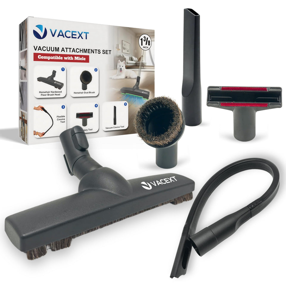 VACEXT crevice tool in action, reaching tight gaps for thorough cleaning.