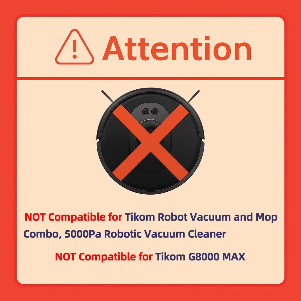 VACKING edge brushes for Tikom G8000 Pro reach corners effectively