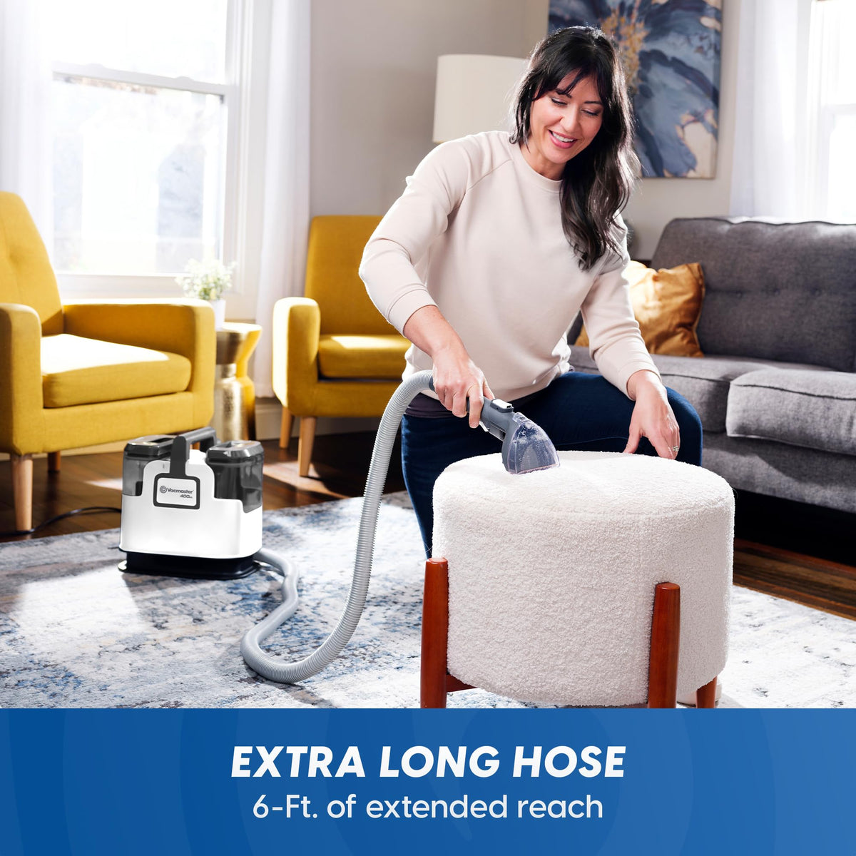 Hose cleaning tool helps refresh the hose between cleaning sessions.