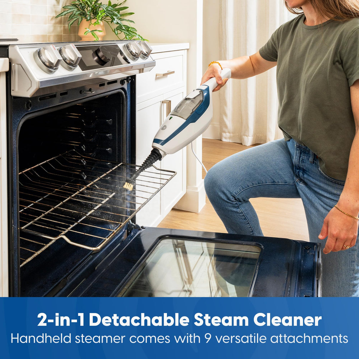 Vacmaster SMF1501 quick-heat steam ready in seconds for fast cleaning