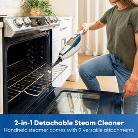 Vacmaster SMF1501 quick-heat steam ready in seconds for fast cleaning
