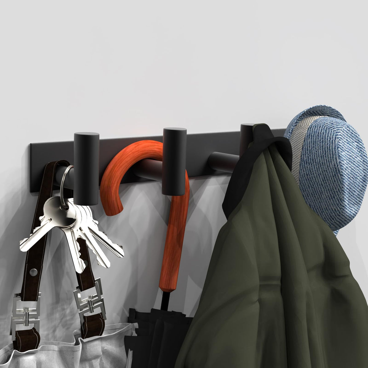 VAEHOLD installation kit for the wall coat rack ensures secure mounting and quick setup.