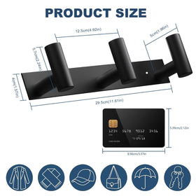 Included hardware for easy installation of the VAEHOLD wall rack.