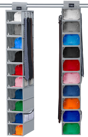 VAESIDA hat rack with dust shield keeps hats clean and neatly displayed.