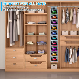 VAESIDA hat rack side mesh pockets store small items for easy access.