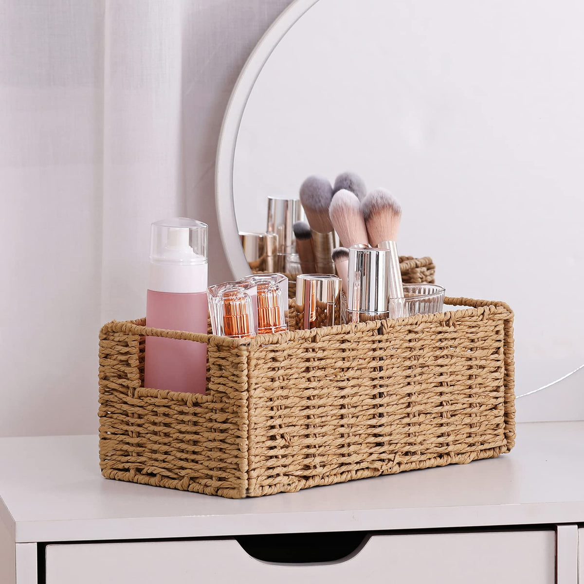 Vagusicc versatile storage bin for toys, cords, or office items