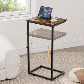 Vagusicc rustic brown finish complements modern decor.