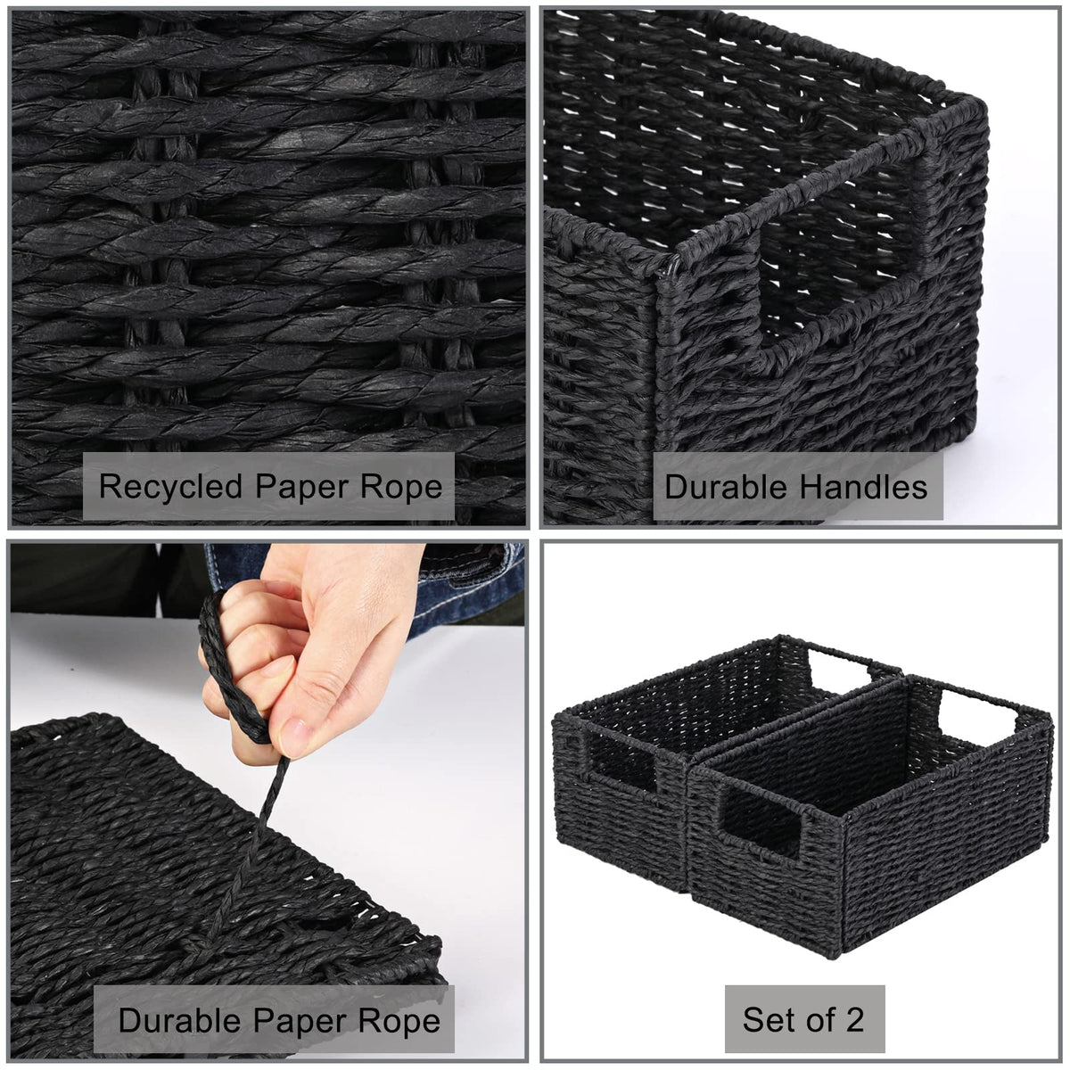 Vagusicc eco friendly wicker basket with steel frame durability.