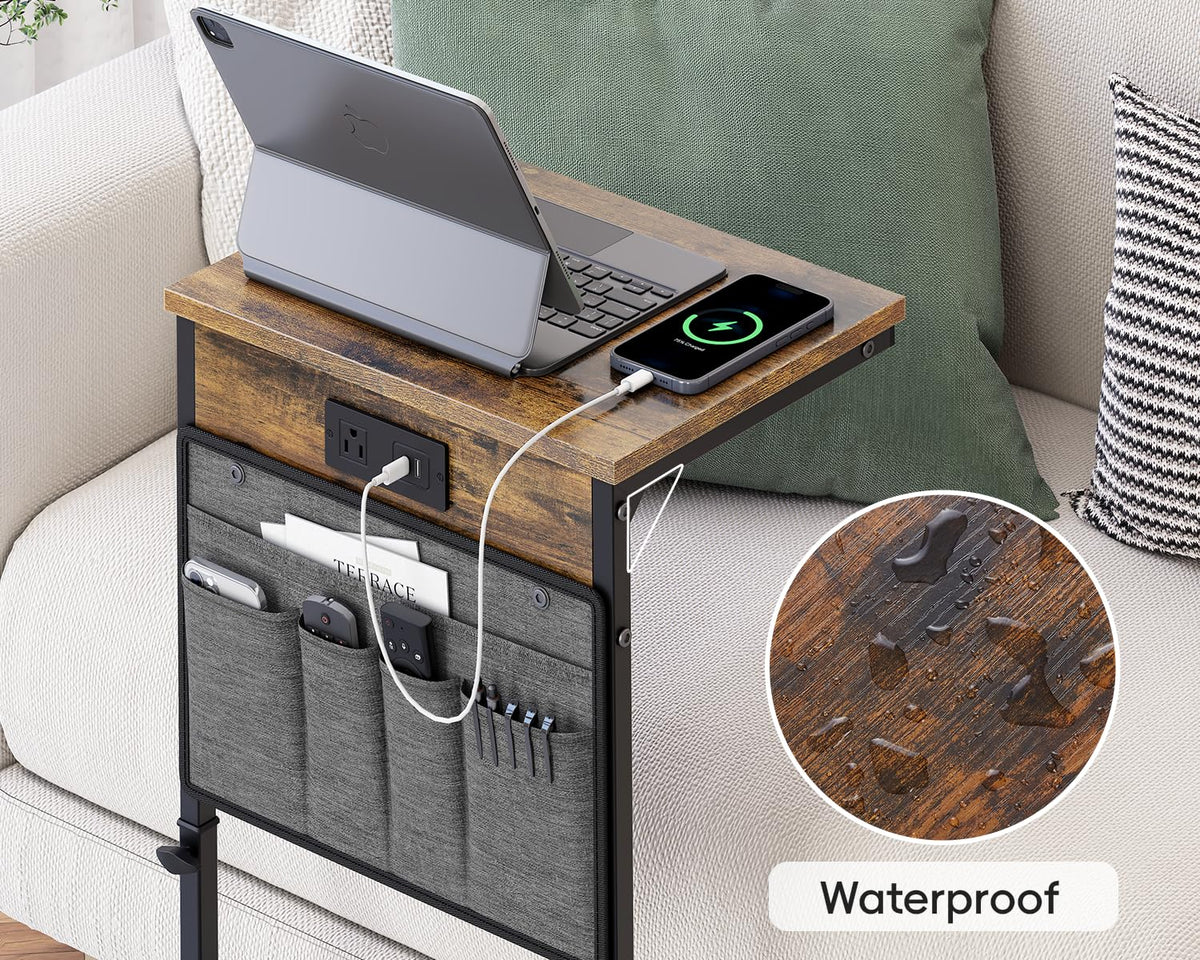 Vagusicc easy-assemble end table ships with simple instructions.
