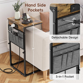 Vagusicc sturdy legs and joints stabilize the table on uneven floors.