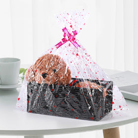 Vagusicc black shelf organizer basket for clutter control.