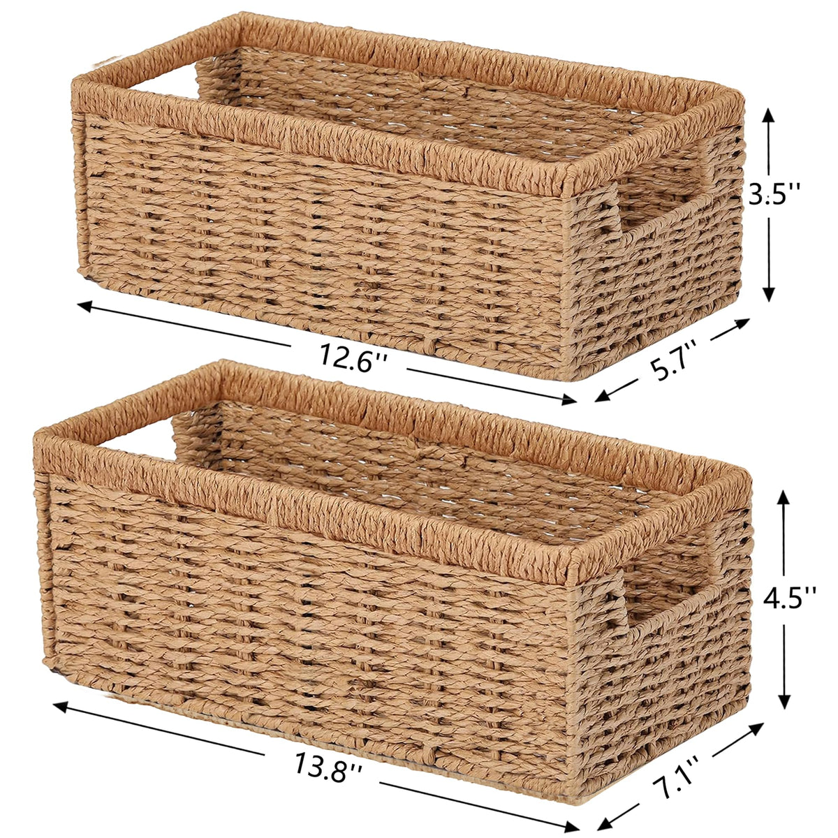 Vagusicc handwoven detail highlights craftsmanship and unique texture for decorative storage.