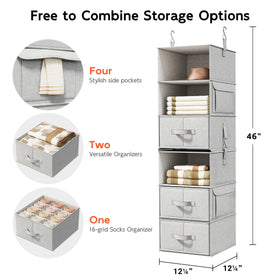 Vailando 2-drawer storage offers hidden space for socks and underlayers.