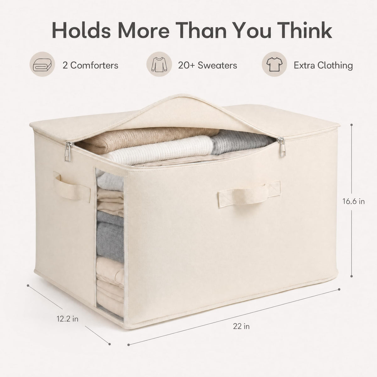 Vailando bags ideal for closet organization and seasonal clothing storage.