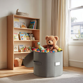 Vailando gray finish complements modern closets and blends with décor