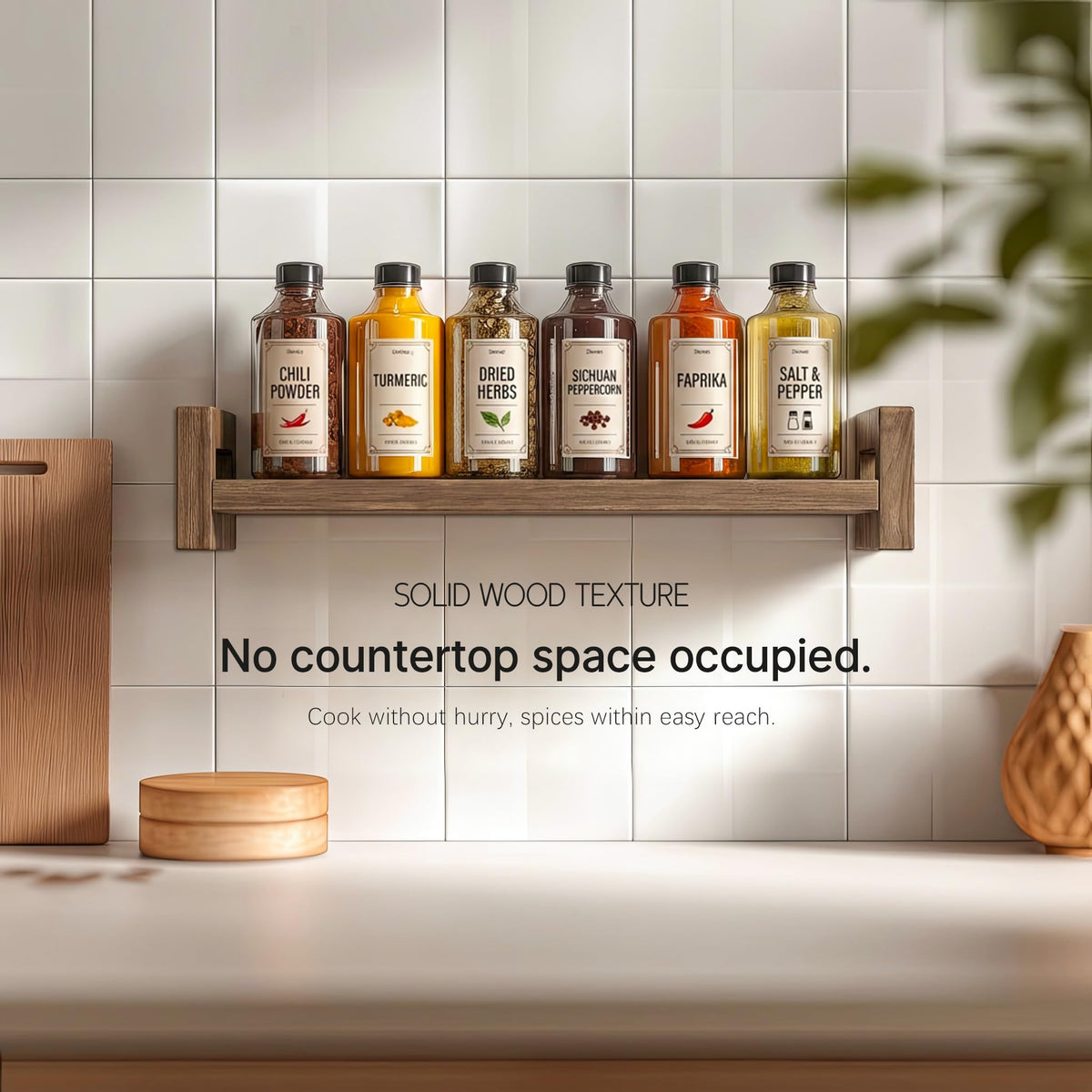 Vailando heavy-duty bolts highlight durable support for books and decor.