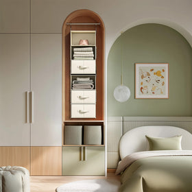 Vailando removable sock drawer keeps pairs together and ready.