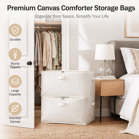 Vailando three carrying handles offer portable organization for seasonal outfits.