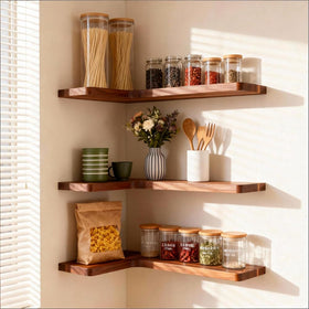 Vainaive bathroom and bedroom organization with a neat wall display