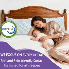 VAINOC breathable removable cover keeps pillow dry and fresh through night use.