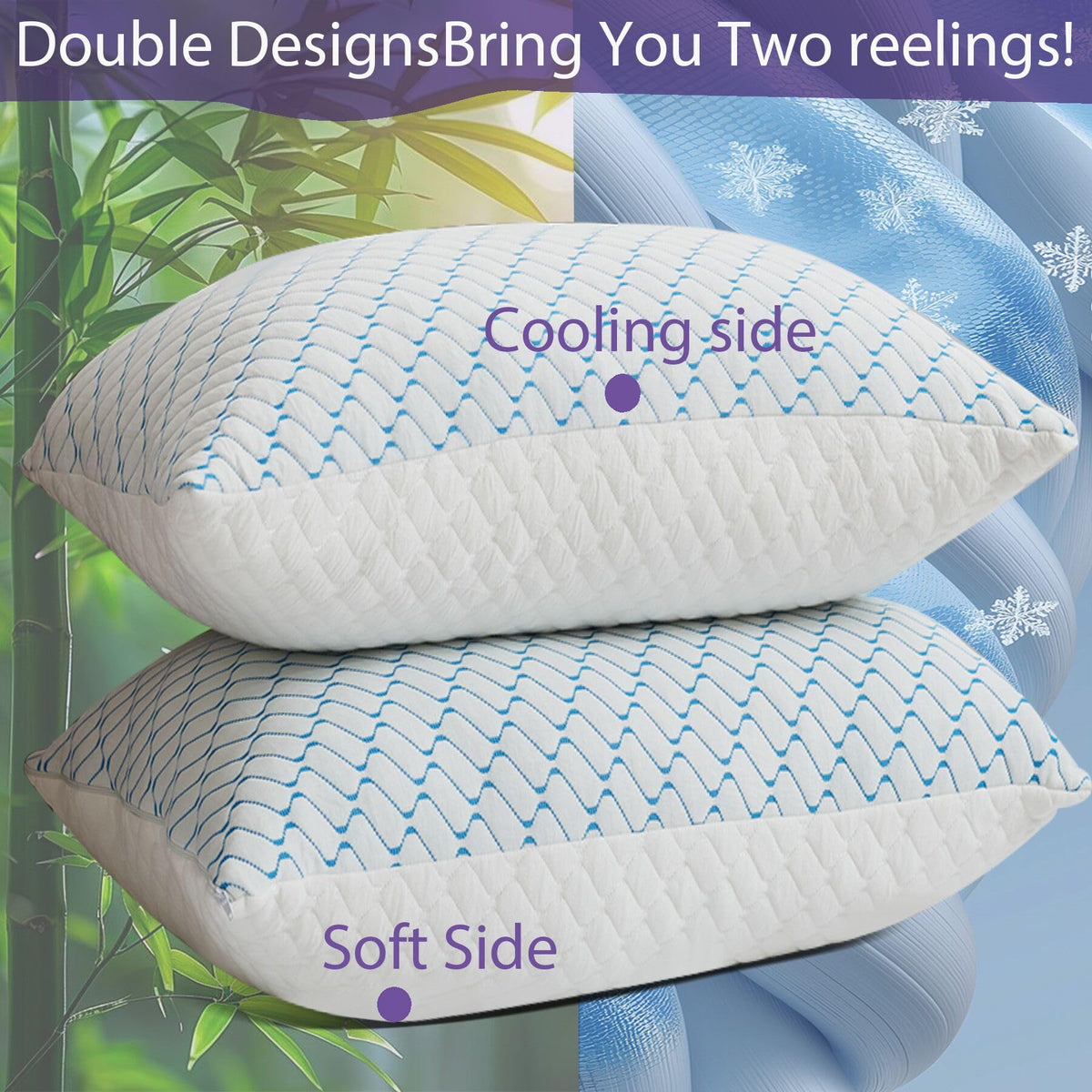 VAINOC durable memory foam with microfiber blend offers long-lasting resilience.