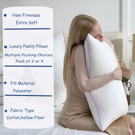 VAINOC pillow arrives vacuum-packaged and expands quickly after opening