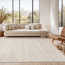 Valenrug rug low-pile feel under bare feet.
