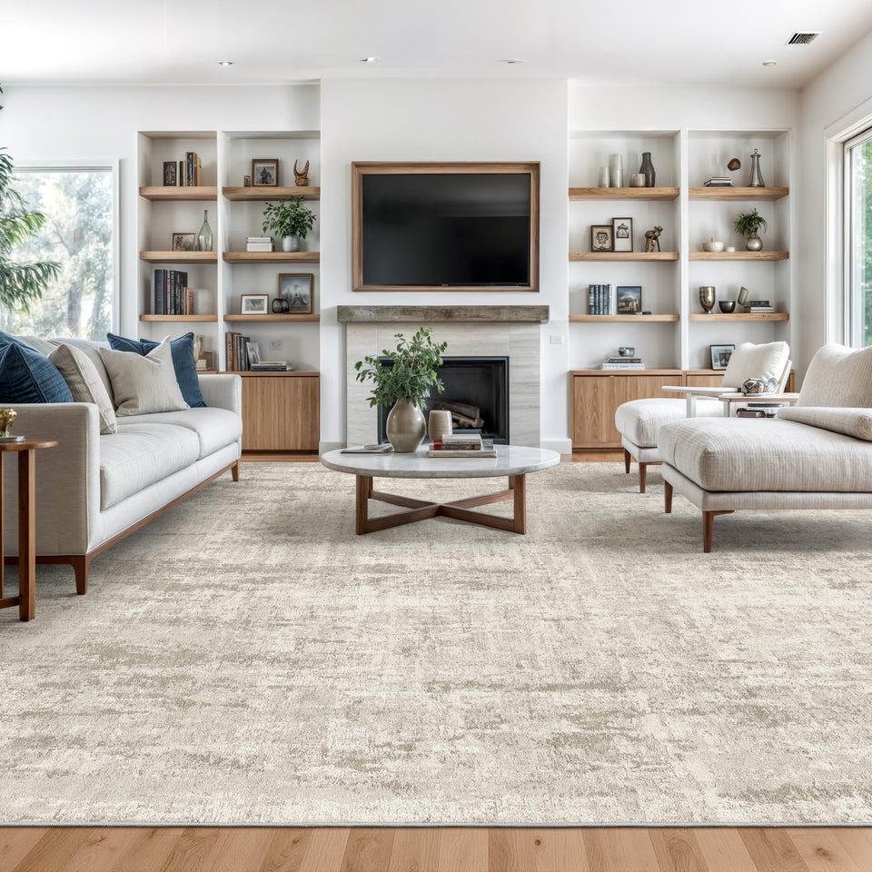 Valenrug beige 8x10 washable rug; easy cleaning and everyday comfort.