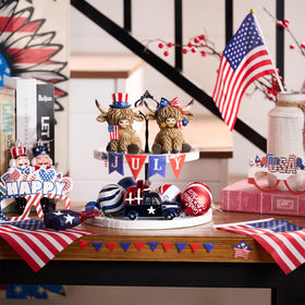 Valery Madelyn Americana decor perfect for summer celebrations.