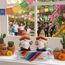 Valery Madelyn Cinco de Mayo gnomes make a festive gift idea.