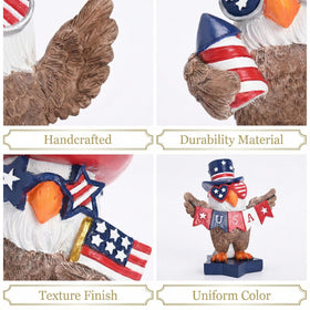 Valery Madelyn indoor patriotic eagle decor suitable for living spaces.
