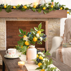 Valery Madelyn closeup of lemon and foam blueberry showcasing playful textures for decor.