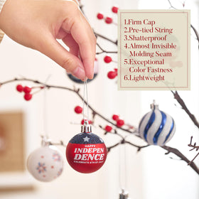 Valery Madelyn shatterproof ornament for reuse across seasons.