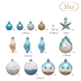 Valery Madelyn shatterproof plastic ornaments ensure durable coastal decor for family-friendly setups