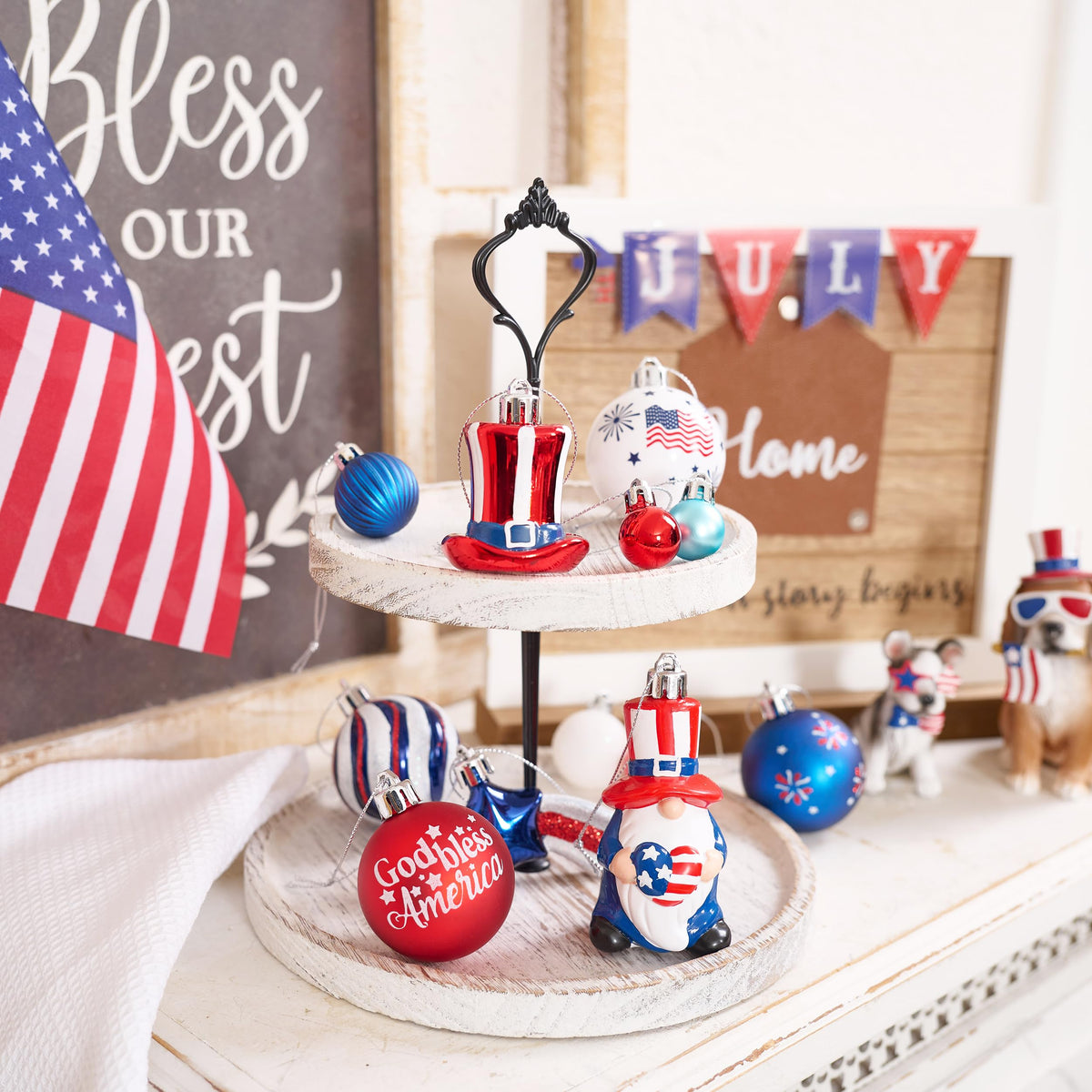 Valery Madelyn shooting stars ball ornaments brighten your holiday tree.